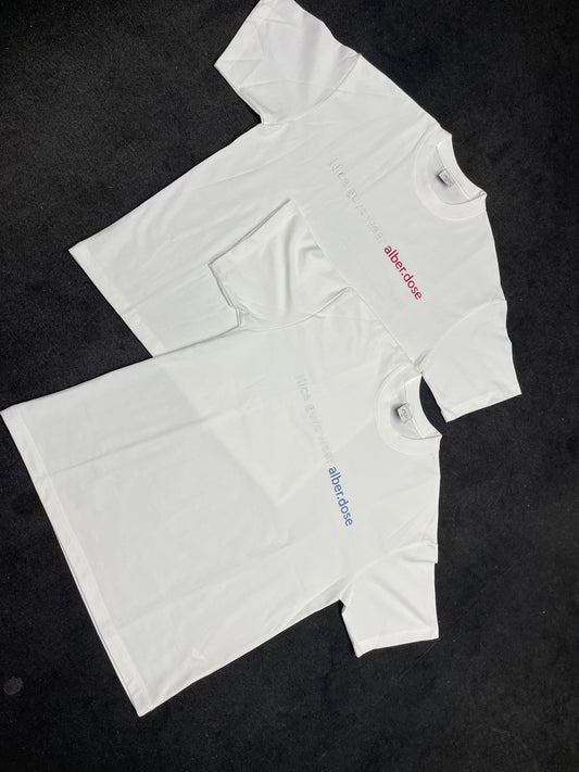 “Nice guys wear alber.dose” Oversized Tee