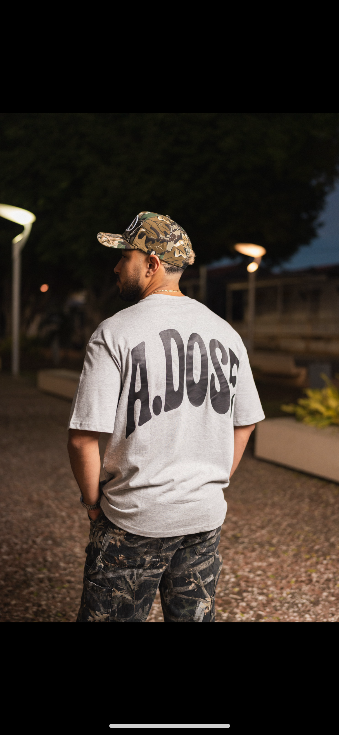 alber.dose “Distorted Letters” Tee