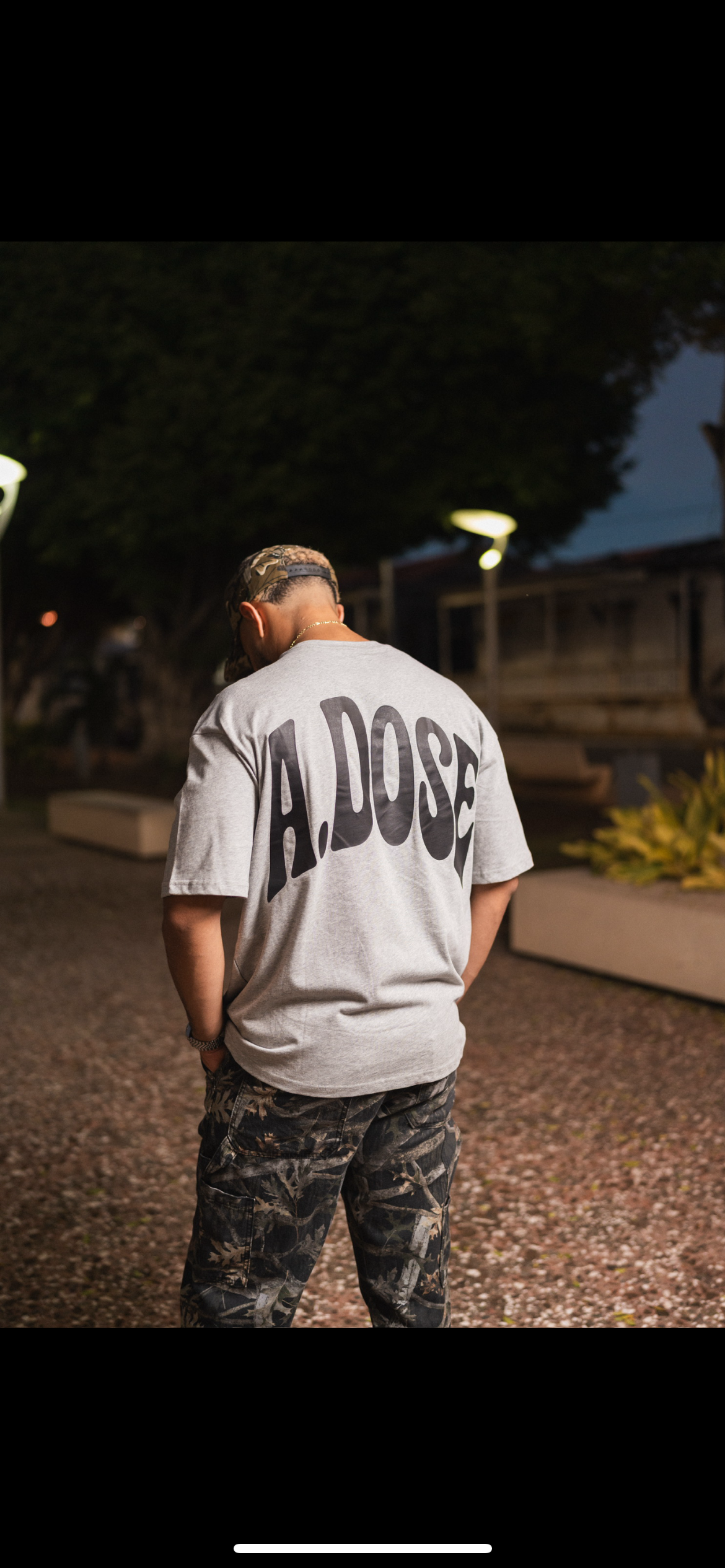 alber.dose “Distorted Letters” Tee